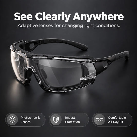 Photochromic Safety Glasses