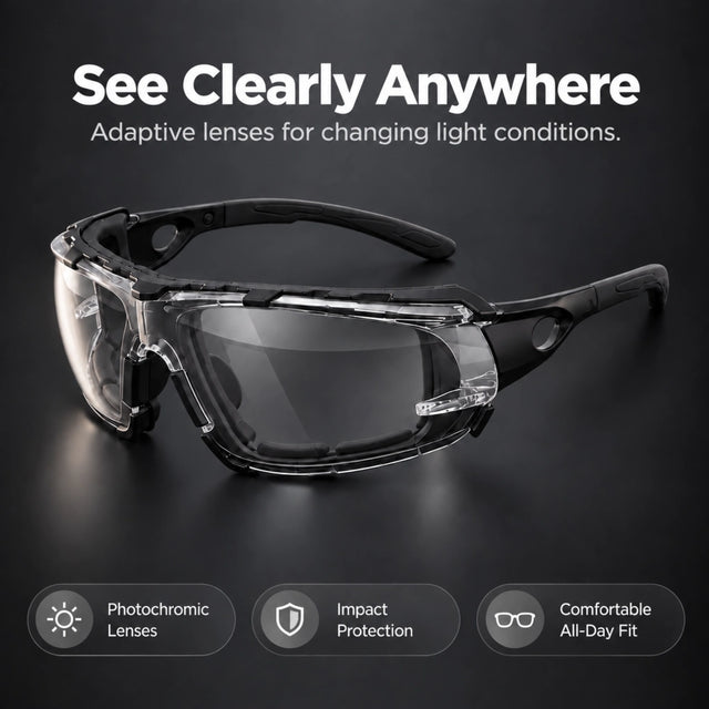 Photochromic Safety Glasses
